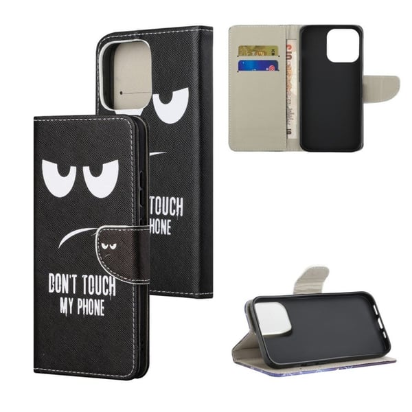 Wonderland iPhone 13 flip-etui - Ikke Rør Telefonen Min