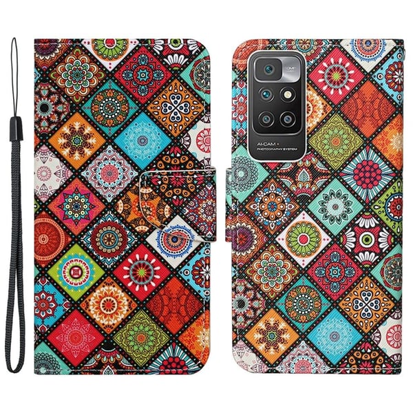 Wonderland Xiaomi Redmi 10 Prime / Redmi 10 Flippetui - Boho Mønster