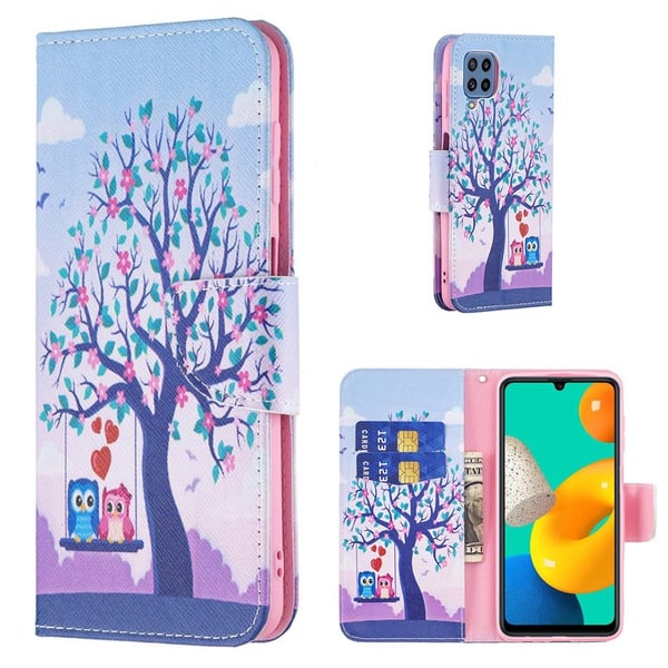 Wonderland Samsung Galaxy M32 flip-etui - Tre Og Ugler