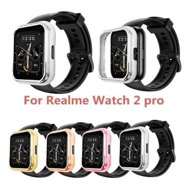 Realme Watch 2 Pro skinnende ramme - Rosa Rose