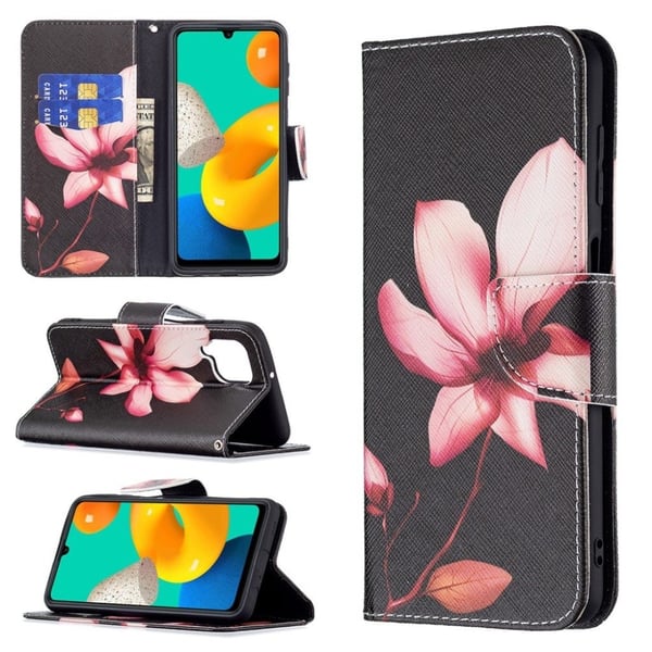 Wonderland Samsung Galaxy M32 flip-etui - Lotus