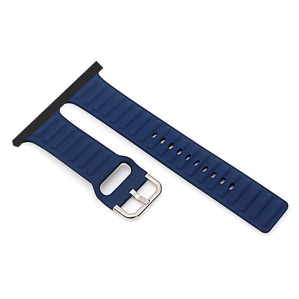 Apple Watch Series 6 / 5 44 mm silikonklokkebånd i kul stil - Blå