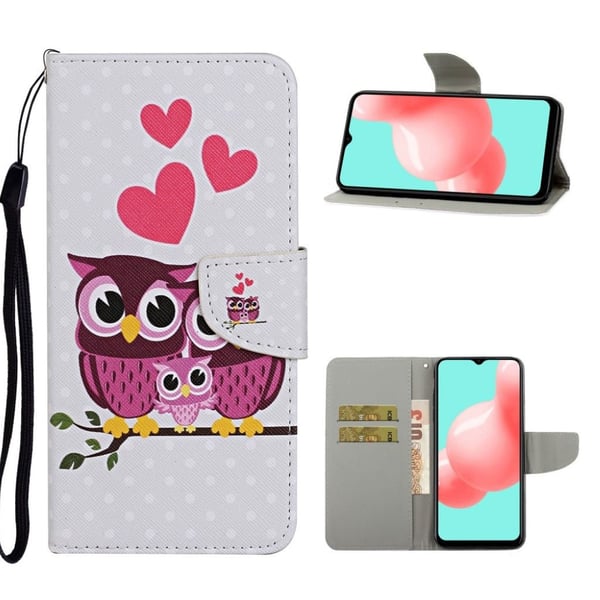Wonderland Samsung Galaxy A12 5G Flippetui - Ugler Wonderland Samsung Galaxy A12 5G Flippetui - Ugler
