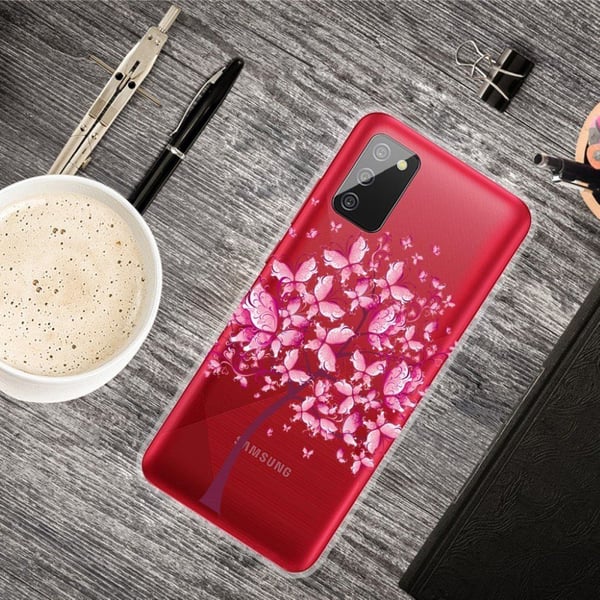 Deco Samsung Galaxy A02s Etui - Sommerfugl Tre