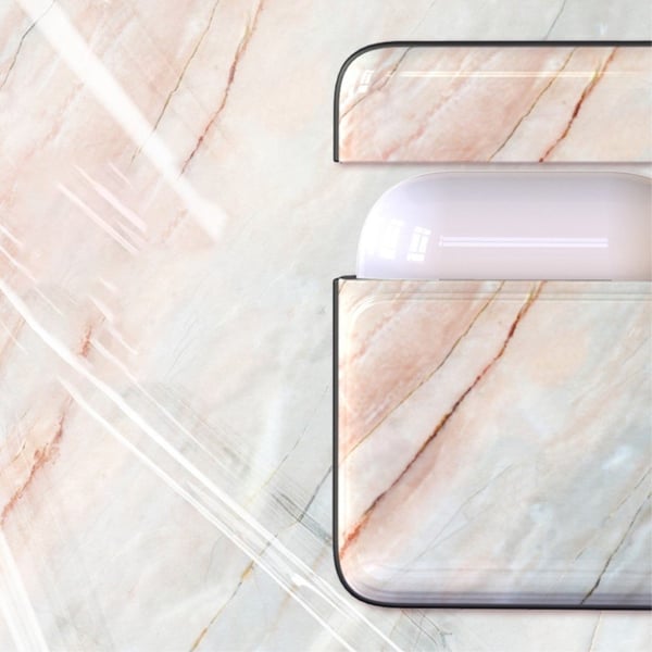 Airpods Pro-etui med marmormønster - Grå