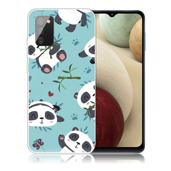 Deco Samsung Galaxy A02s Etui - Glad Pandaer