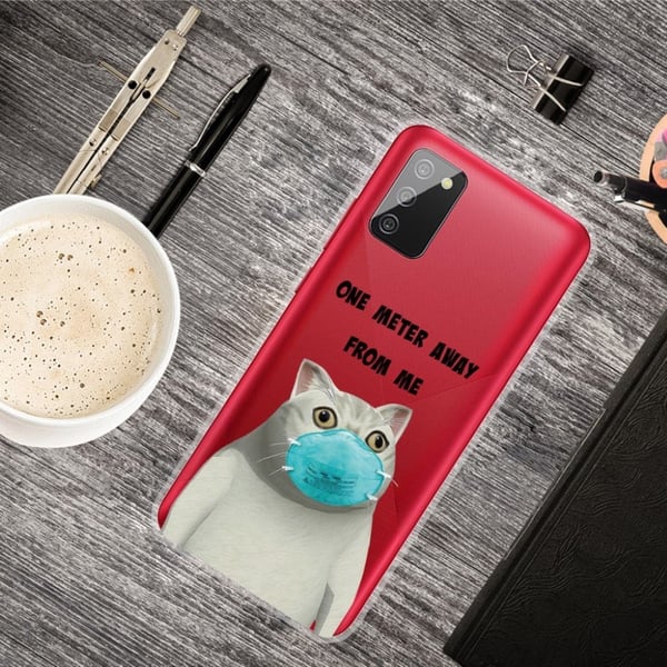 Deco Samsung Galaxy A02s skal - Katt Med Mask