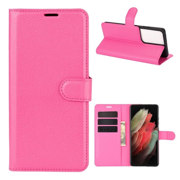 Classic Samsung Galaxy S21 Ultra Flippetui - Rose