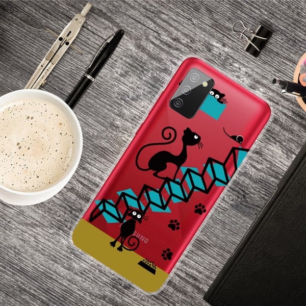 Deco Samsung Galaxy A02s Etui - Katt og Trapp