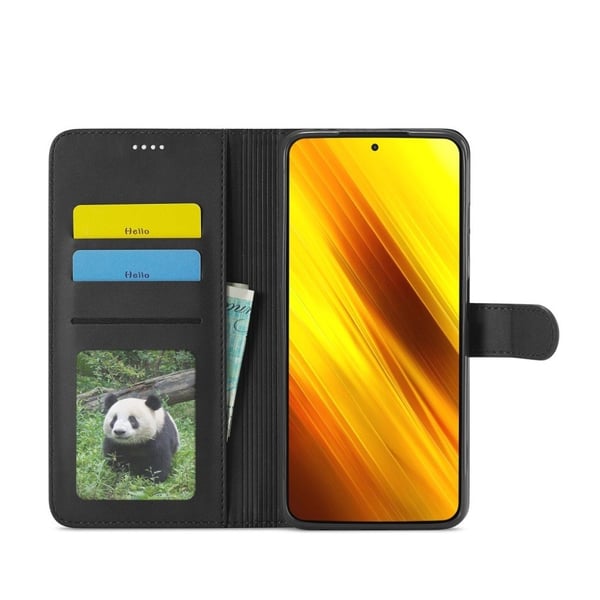 LC.Imeeke Xiaomi Poco X3 / X3 Nfc Flip Etui - Sort