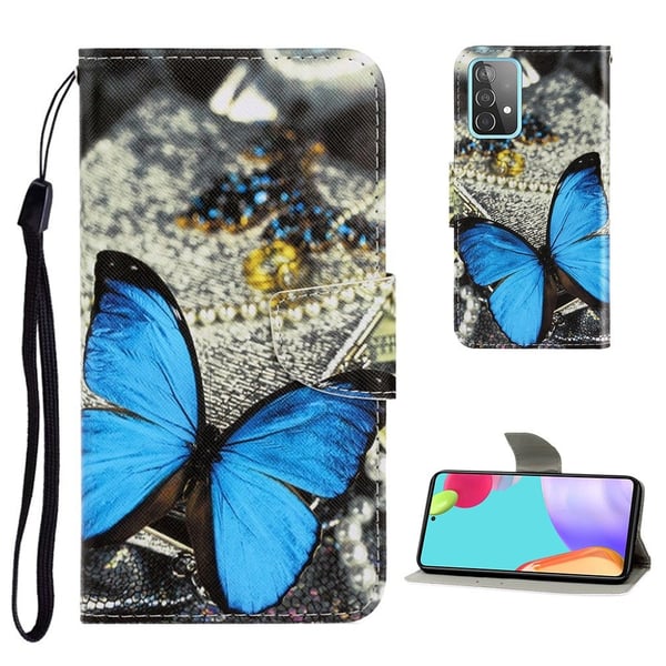 Wonderland Samsung Galaxy A52 5G Flippetui - Big Sommerfugl