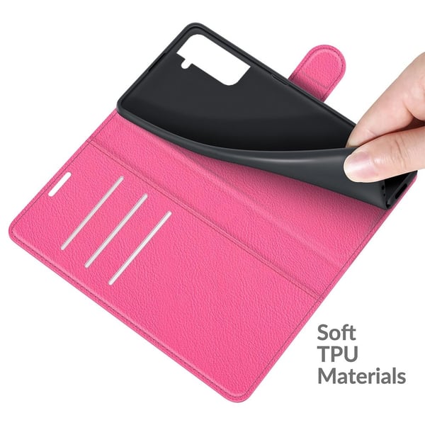 Klassisk Samsung Galaxy S22 flip etui - Rose