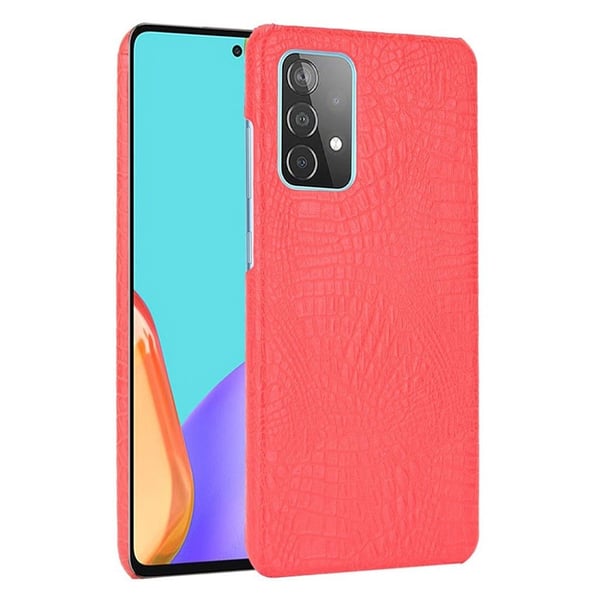Croco Etui Samsung Galaxy A52 5G - Rød Croco Etui Samsung Galaxy A52 5G - Rød