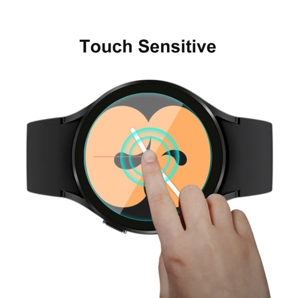 ENKAY 2-i-1 Samsung Galaxy Watch 4 Classic (46 mm) TPU-deksel + skjermbeskytter i herdet glass - Svart
