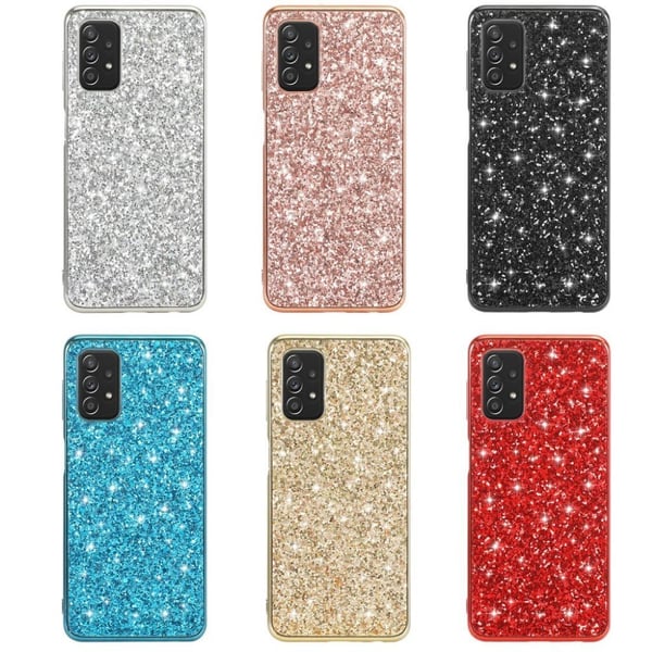 Glitter Samsung Galaxy A32 5G skal - Guld
