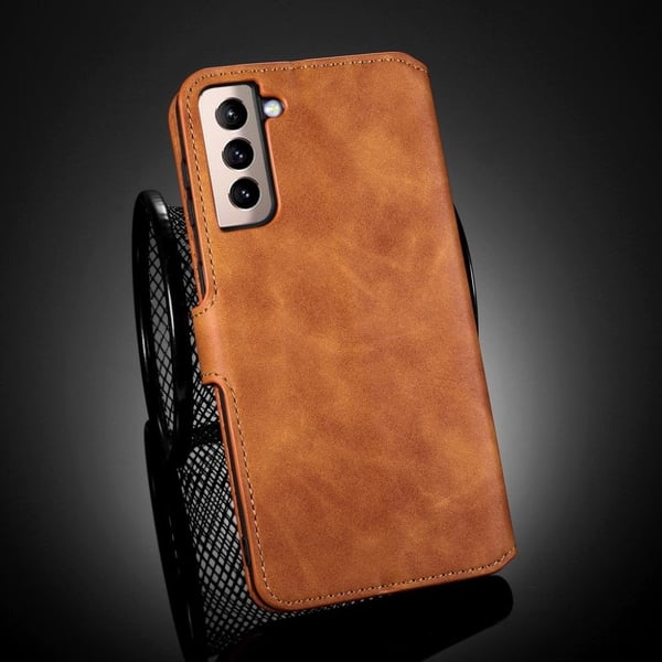 DG.MING Samsung Galaxy S21 Plus Retrofodral - Brun