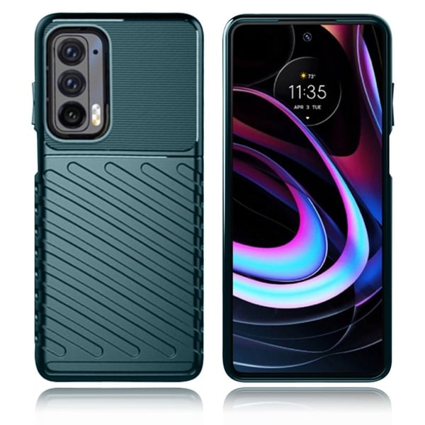 Thunder Motorola Edge (2021) Etui - Grønn