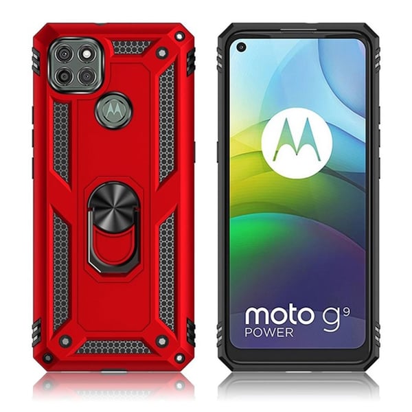 Bofink Combat Motorola Moto G9 Power Etui - Rød