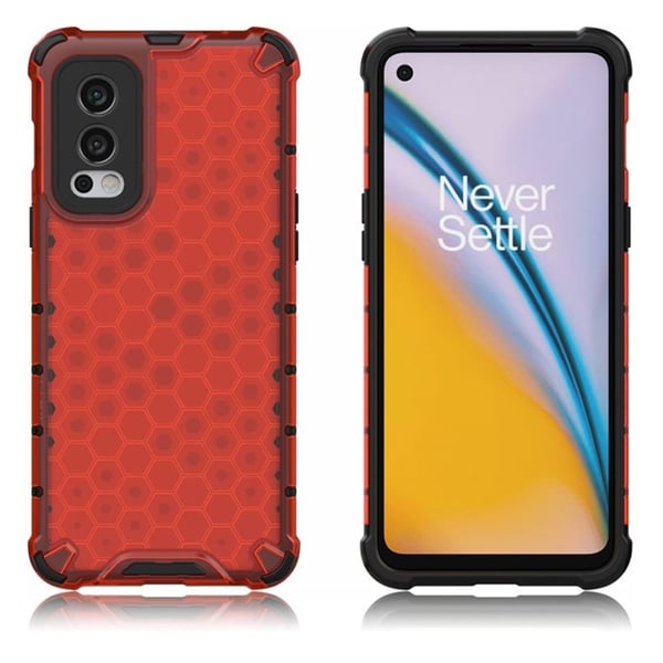 Bofink Honeycomb OnePlus Nord 2 5G Etui - Rød