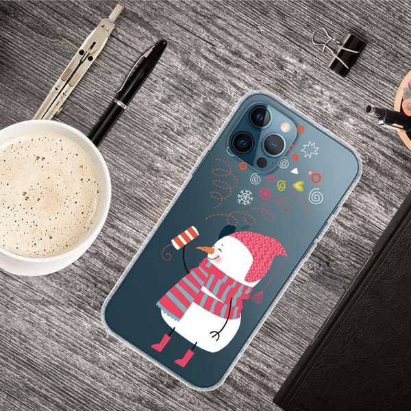 Juleveske til iPhone 13 Pro Max - Snømann Og Snømann