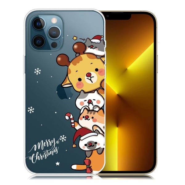 Juleveske til iPhone 13 Pro Max - Søte Katter