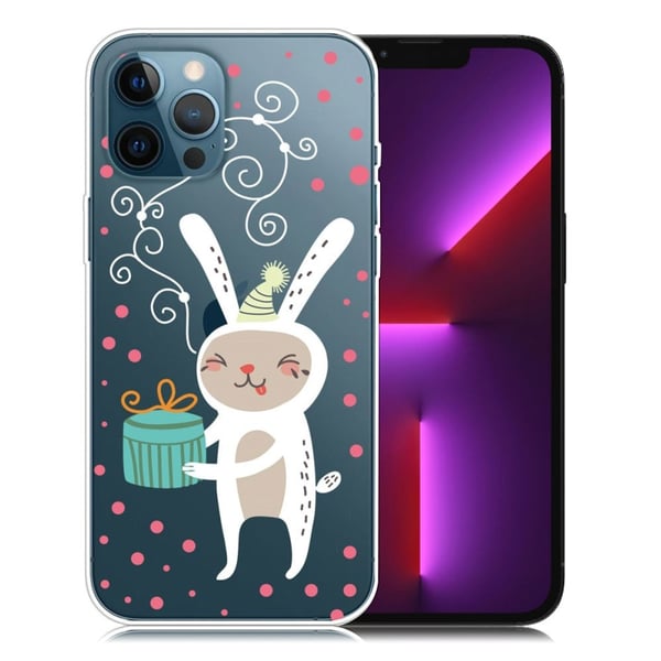 Juleveske til iPhone 13 Pro - Kanin Gir Gave
