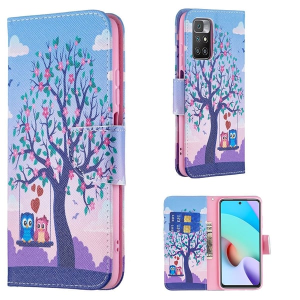 Wonderland Xiaomi Redmi 10 Prime / Redmi 10 Flippetui - Tre og Ugler