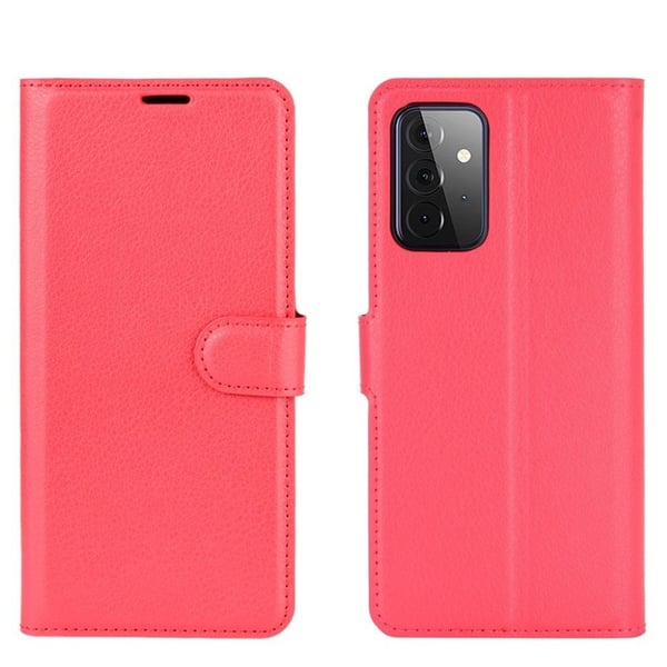Classic Samsung Galaxy A72 5G flip kuoret - Punainen