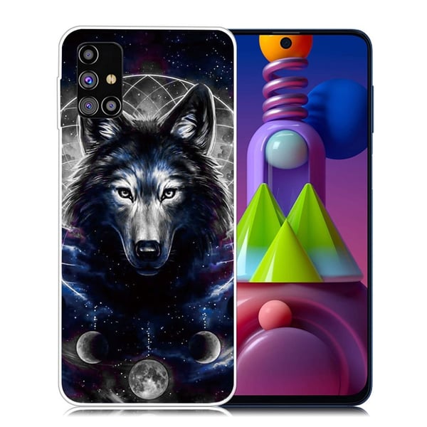 Deco Samsung Galaxy M51 Etui - Svart Ulv