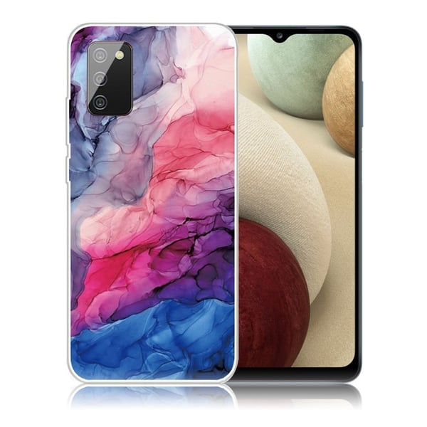 Marble Samsung Galaxy A02s Etui - Aqueous Vibrant Mønster