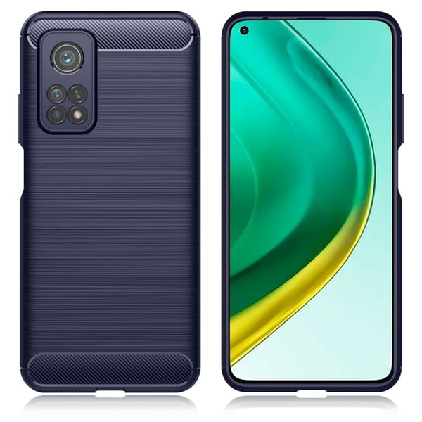 Carbon Flex Etui Xiaomi Redmi K30S / Mi 10t Pro 5g / Mi 10t 5g - Blå