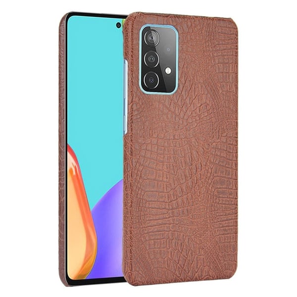 Krokokotelo - Samsung Galaxy A52 5G - Ruskea