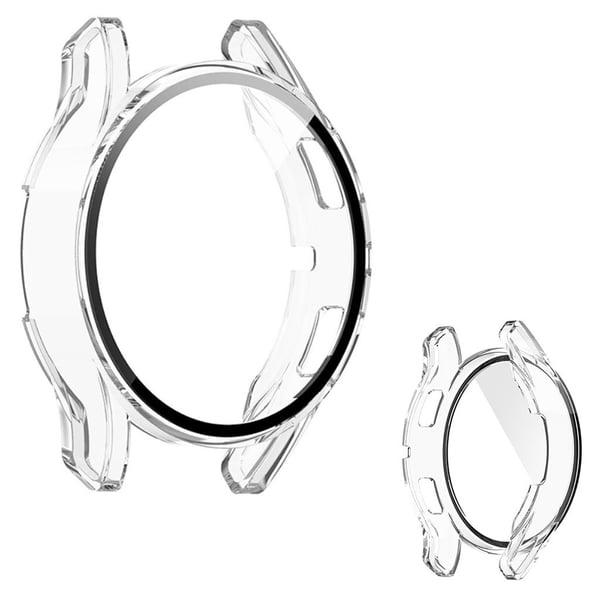 Samsung Galaxy Watch 4 (44mm) ultra tyndt cover + hærdet glas - Transparent