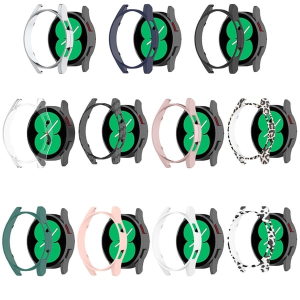 Samsung Galaxy Watch 4 (40 mm) unikt beskyttelsesdeksel - Hvit Leopard