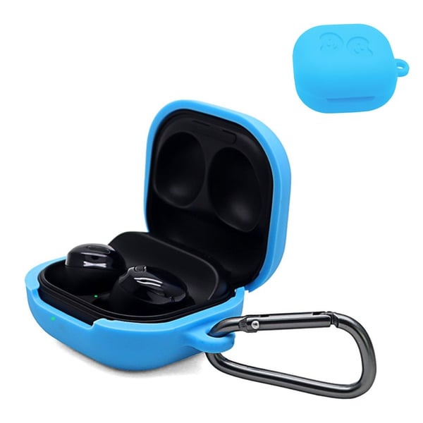 Samsung Galaxy Buds Pro silikonveske med spenne - Blå