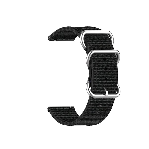 20 mm Huawei Watch GT 3 (42 mm) / GT 2 42 mm nylonklokkerem - Svart