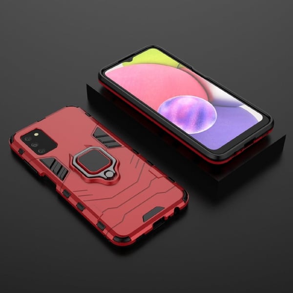 Ring Guard-etui - Samsung Galaxy A03s - Rød