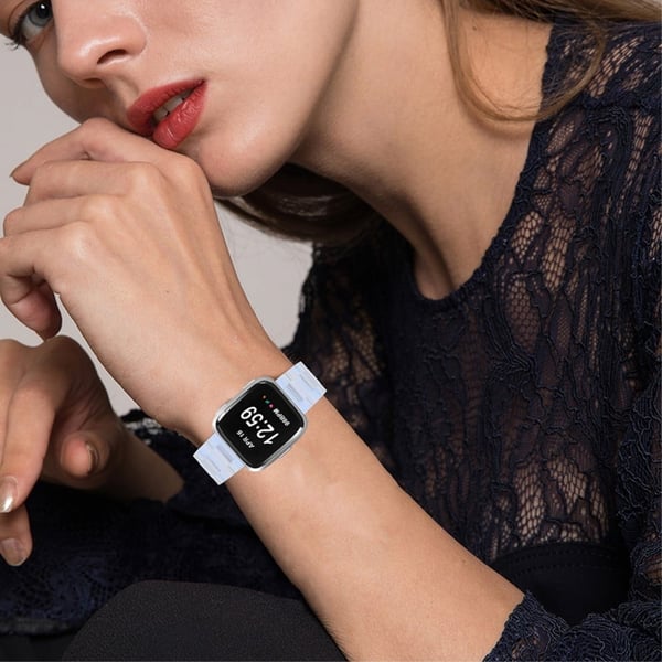 Fitbit Versa 2 / Versa Lite snabbkopplingsarmband i harts - Blå