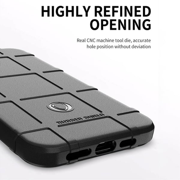 Rugged Shield Suojakotelo iPhone 13 Pro Max - Vihreä