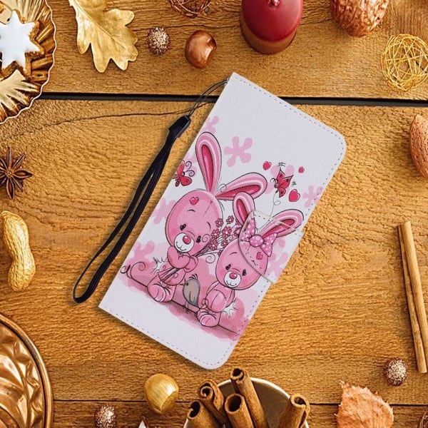 Wonderland Samsung Galaxy A12 5G flip kuoret - Kani