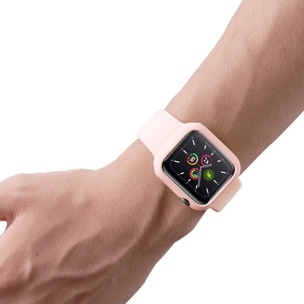 Apple Watch (45 mm) enkelt gummiert deksel - Rosa