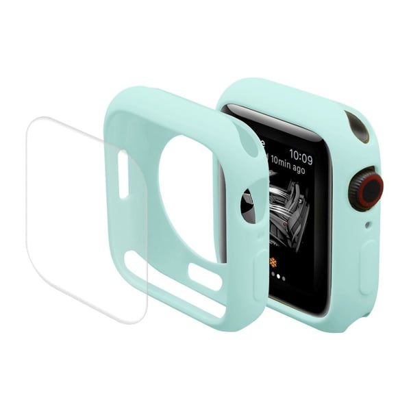 ENKAY Apple Watch (41 mm) TPU-deksel med skjermbeskytter - Babyblå