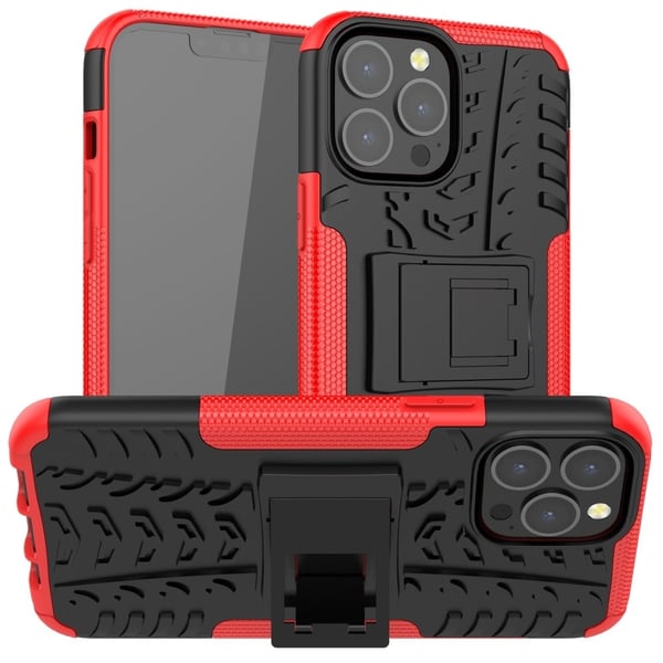 Offroad Etui iPhone 13 Pro Max - Rød
