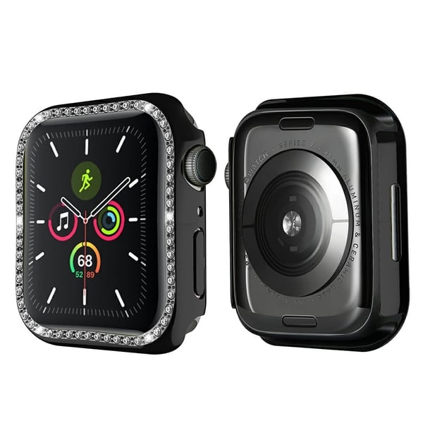 Apple Watch (41 mm) enkelt gummiert deksel - Svart