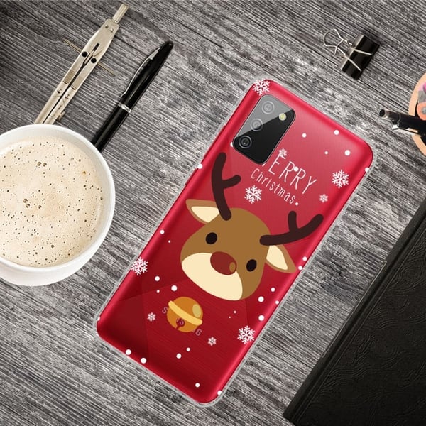 Juleveske til Samsung Galaxy A03s - Reinsdyr Med Bjelle