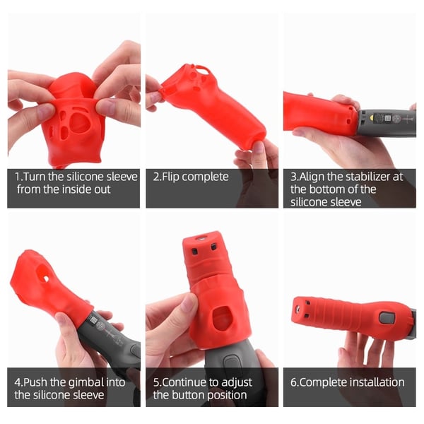 DJI OM 4 HSP6899 silikonöverdrag - Svart