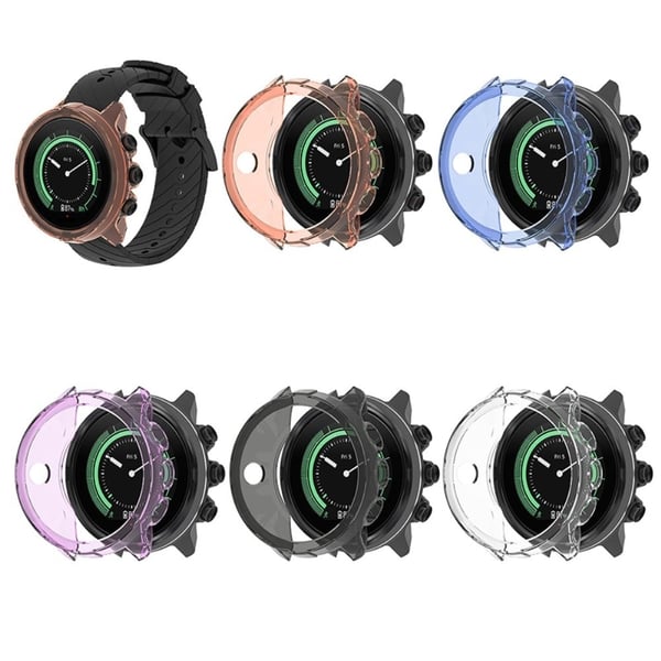 Suunto 9 Baro / 9 / Spartan Sport Wrist HR Baro gjennomsiktig TPU-deksel - Oransje