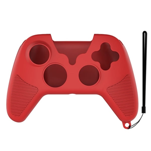 Sony PlayStation 5 - PS5 V2 silikondeksel med stropp - Rød