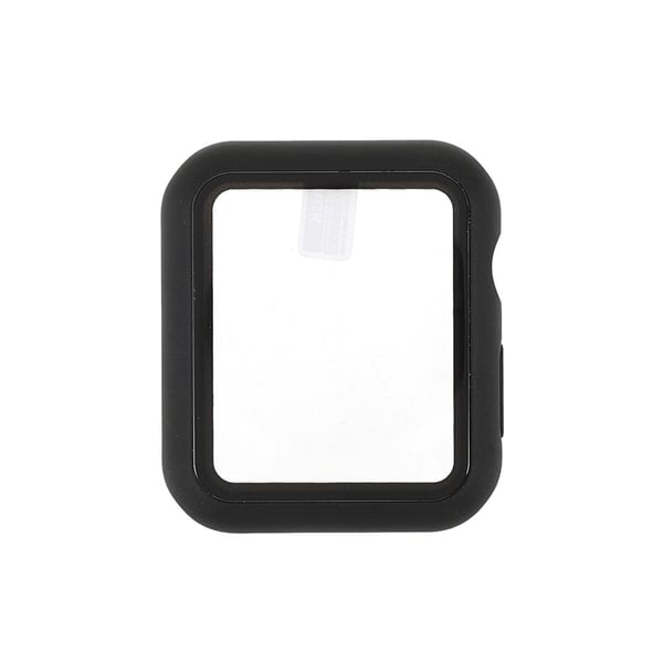 RURIHAI Apple Watch (45 mm) beskyttelsesdeksel med herdet glass - Svart