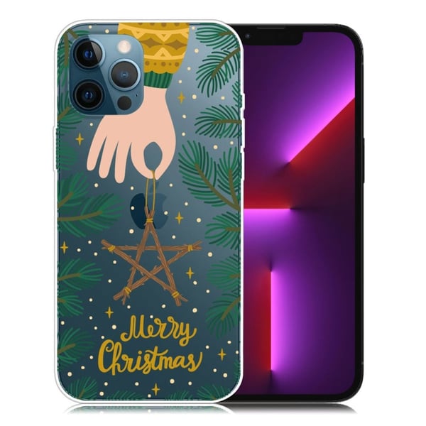 Juleveske til iPhone 13 Pro - Femtakket Julestjerne